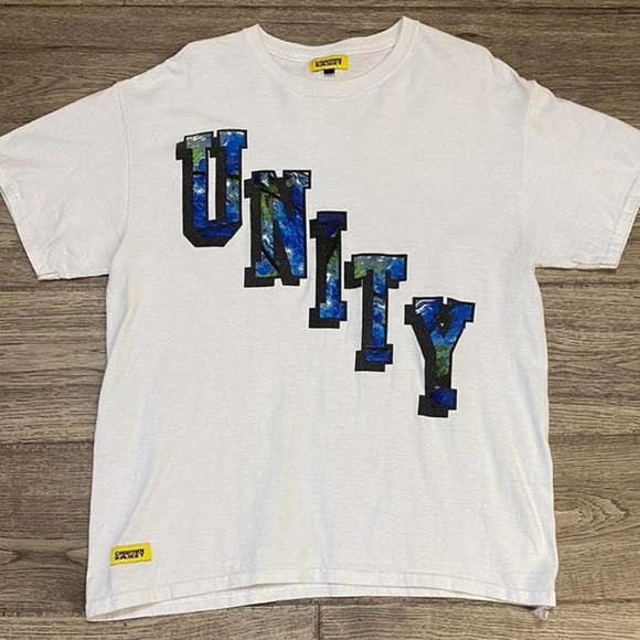 🔥CHINATOWN MARKET🔥UNITY SHORT SLEEVE WHITE TEE T-SHIRT MEDIUM NWT - Picture 2 of 4